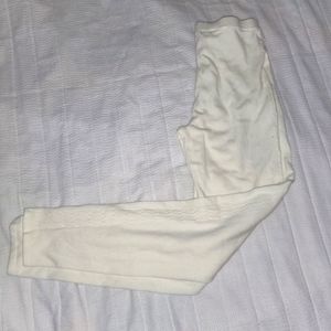 Kids XL Cotton White leggings